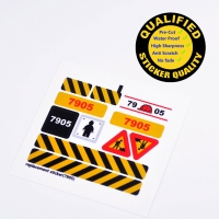 Replacement sticker for Set 7905, sticker only.