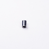 Custom Chrome Silver Pin Connector Round 1L, Compatible with LEGO 18654