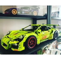Custom sticker for Set 42056 GT3 lime livery, sticker only.