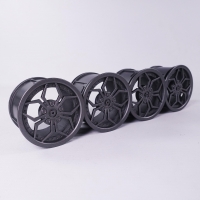 Customized 4 pcs Full Painted rims for set 42083 42115 and Cada Lafer 1:8 scale car, V2