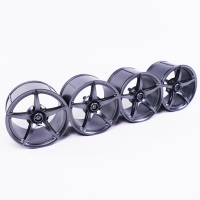 Custom 4 pcs Full Painted rims for set 42083 42115 and Cada Lafer 1:8 scale car, V5