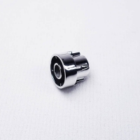 Custom Chrome Silver Technic Driving Ring Extension 4 Tooth, Compatible with LEGO 32187
