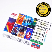 Custom sticker for Set 10184 10232 Cinema, V2, Premium quality sticker.