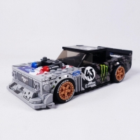 Custom sticker(Flag version) for RB MOC-125443 Hoonigan V2(small speed size 1:24 Scale), sticker only.