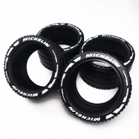 4 pcs Printing tires 23799 for Set 42056 42083 42115 1:8 Scale cars